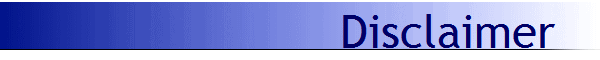 Disclaimer